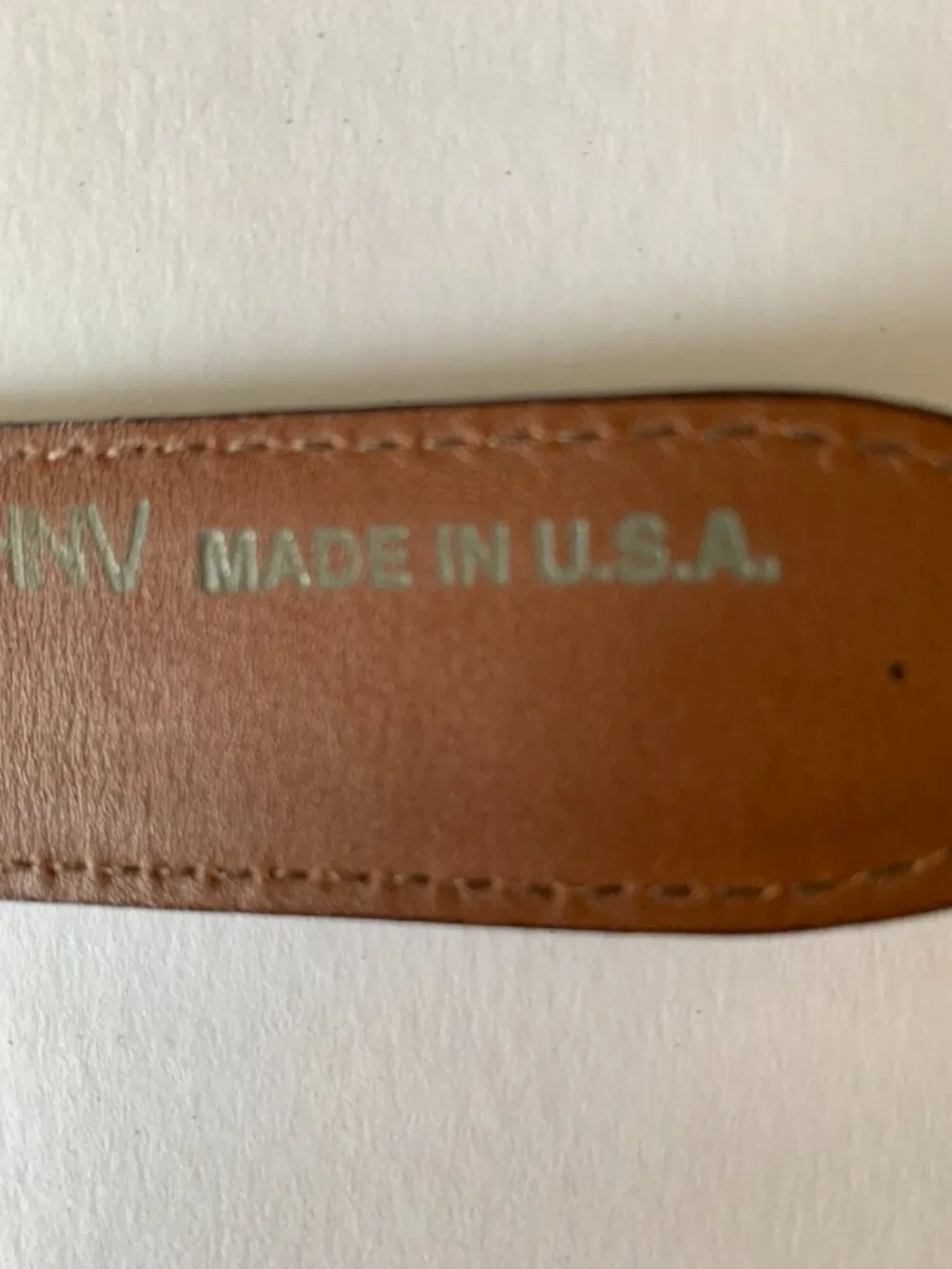 Cutter & Buck Canvas Belt Beige lack Stripe 1910KHNV – Solid Brass Buckle SZ 42